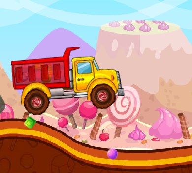 Jocuri cu camioneta de transportat bomboane